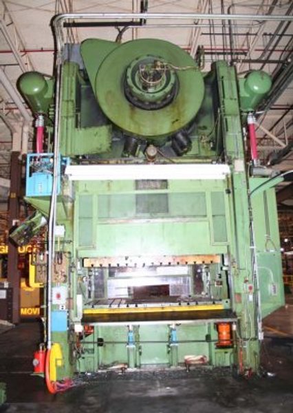 400 Ton, VERSON S4-400-96-60T, 8"STR, 79.5"SH, 12-75SPM, 96" X 60"BA, ROLLING BO