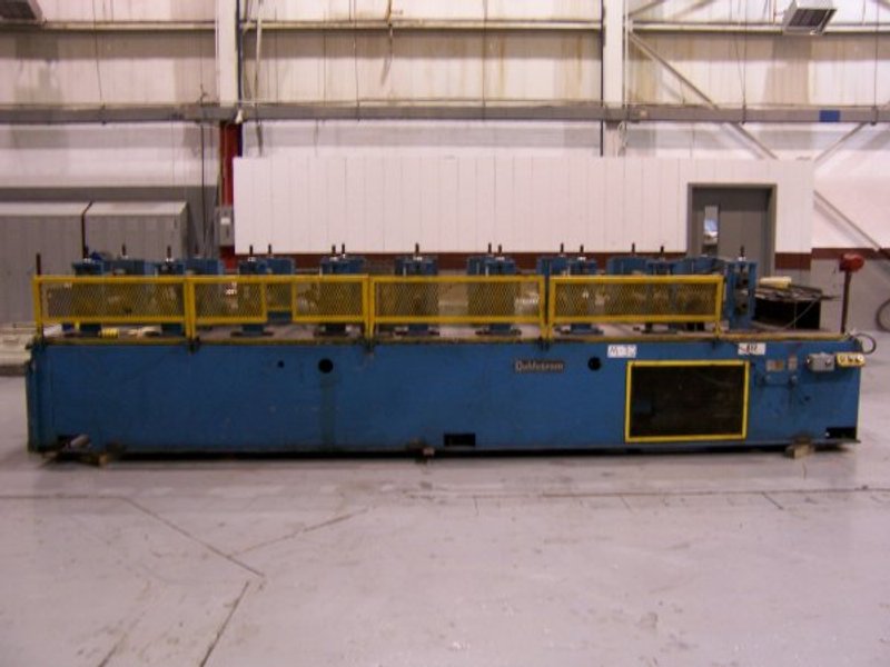 9 STAND DAHLSTROM ROLL FORMER, 30&quot; ROLL SPACE, 2&quot; DIA ROLLERS, AMS CONTROL, MINSTER AIR CLUTCH/BRAKE