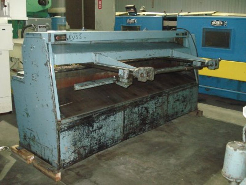 96" x .125, HELLER 8/125, 72"SQUARING ARM, 36"SUPPORT, BACK GAUGE               