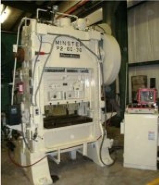 60 Ton, MINSTER P2-60-36-25, 2&quot;STR, 14&quot;SH, 3&quot;ADJ, 12&quot;WIN, FEEDER, SMART PAC     