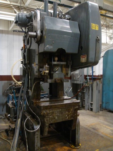 60 TON BLISS, MODEL C-60, 3&quot; STR, 15.5&quot; SH, 31&quot; X 21&quot; BA, 90-180 SPM, 1974           