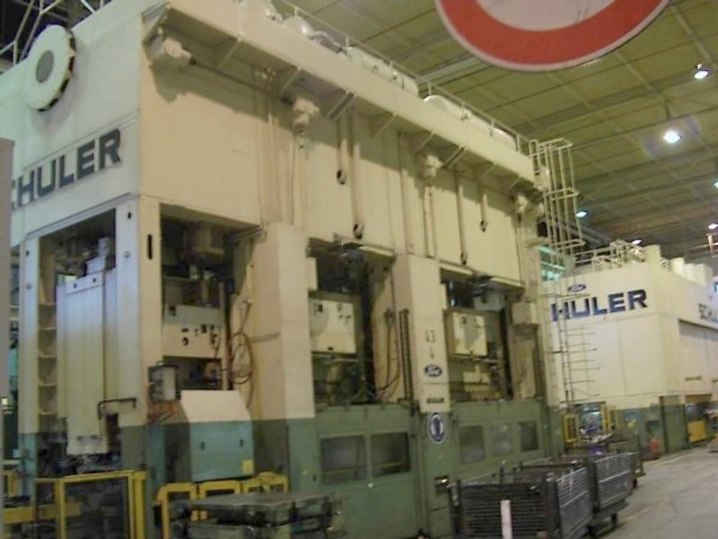 3500 Ton, SCHULER T3-3500-10-650, 3 RAMS, 10 STATION, 180"BA, CUSHION           