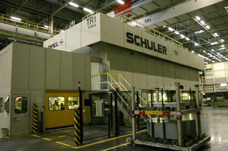 3200 Ton, SCHULER TBS-3200-6-1800, 6-STATION, 8-18SPM, 1160mm SH, CUSHIONS      