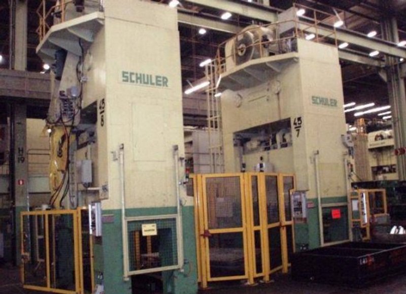400 Ton, SCHULER P2E2Sqs-400/2.2/04, 400mm STR, 2200X800mmBA, (2)ROL BOL, 2 PRES