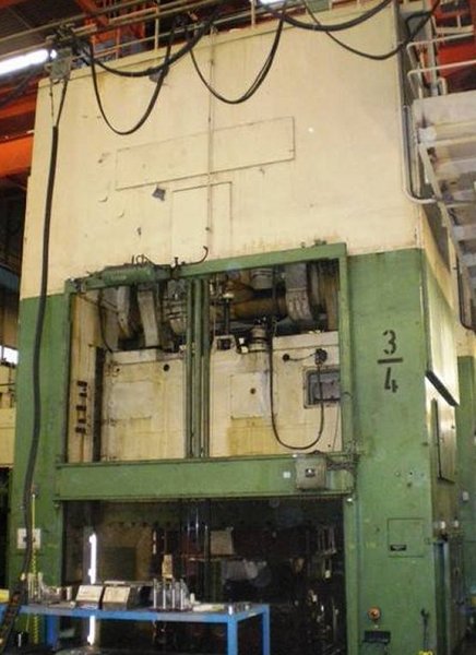 500 Ton, RICHTER MODEL S500, 3000 X 1300MM BA, 4-20 SPM, DIE CUSHION, ROLL BOLST