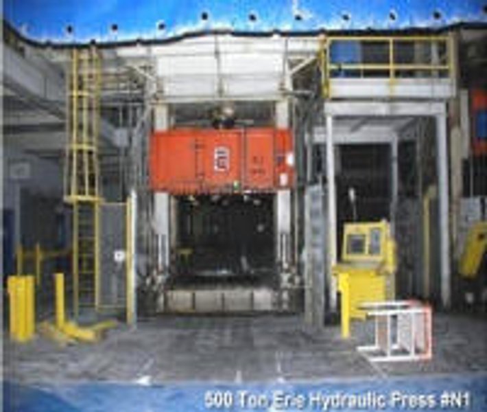 620 Ton, ERIE, 60"Str, 80"DLO, 108" x 84"BA, 1400IPM ADVANCE, 1000IPM RETURN    