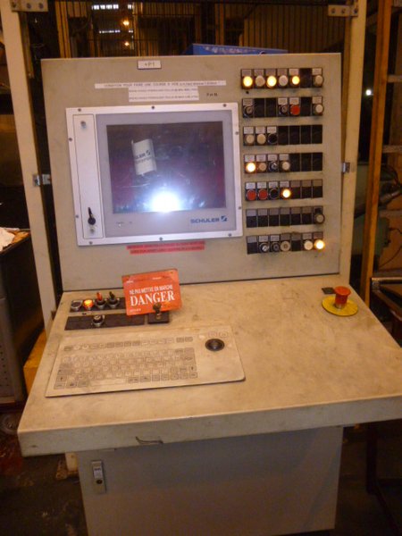 5000 TON SCHULER HYDRAULIC HYDROFORM PRESS, MODEL SHP 50000 / 3150 x 2150, 35" STR, 74" DLO, 124" LR X 84" FB SLIDE, 178" LR X 84" FB TABLE, 2002