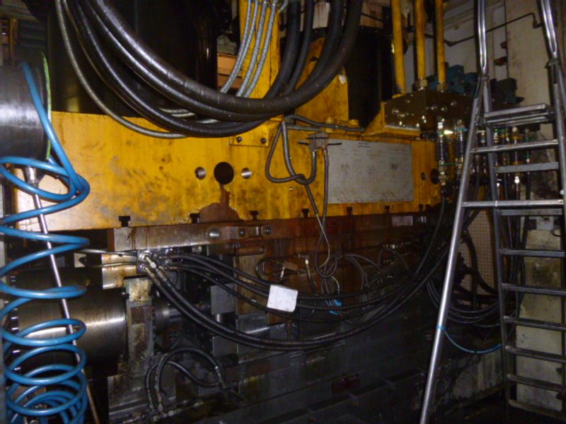 5000 TON SCHULER HYDRAULIC HYDROFORM PRESS, MODEL SHP 50000 / 3150 x 2150, 35" STR, 74" DLO, 124" LR X 84" FB SLIDE, 178" LR X 84" FB TABLE, 2002