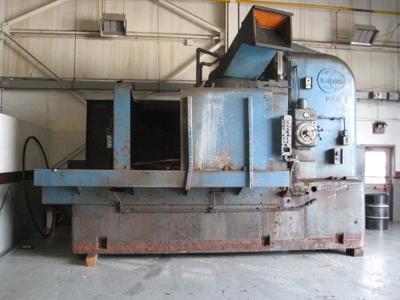 84" BLANCHARD VERTICAL SPINDLE ROTARY SURFACE GRINDER, NO. 42-84, ELECTRO-MAG. T-SLOT CHUCK, 150 HP SPINDLE MOTOR, 1969