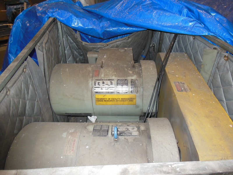 KATO A.C. GENERATOR MODEL125LR9E W/ KATO BRUSHLESS SYNCHRONOUS ALTERNATOR  MODEL 50EH94