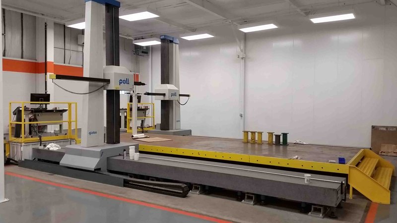 POLI GLOBO MEASURING MACHINE, MODEL 2000 POLI, PC BASED, 6000 mm (X), 3200 mm (Y), 2500 mm (Z)  