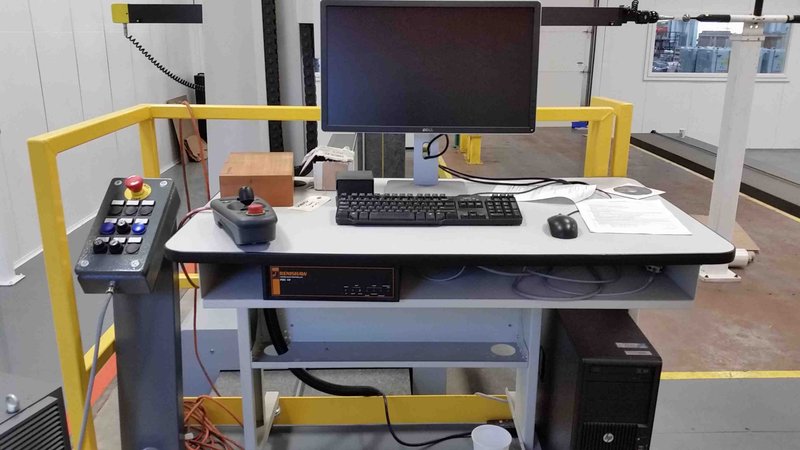 POLI GLOBO MEASURING MACHINE, MODEL 2000 POLI, PC BASED, 6000 mm (X), 3200 mm (Y), 2500 mm (Z)  