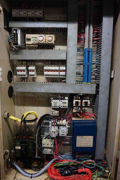 100 TON GOITI GAP FRAME PRESS, MODEL CFR, 5.5&quot; STR, 11.2&quot; SH, 3.5&quot; ADJ, 38&quot; LR X 24.5&quot; FB BA 