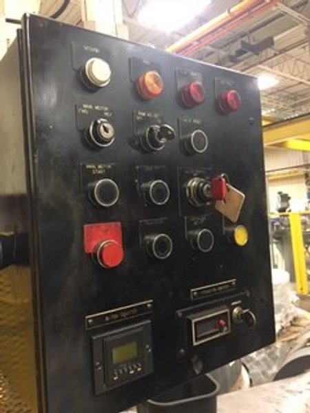 150 TON VERSON OBI PRESS, MODEL 150, 8" STR, 22" SH, 50" LR X 30" FB BA, 46 SPM