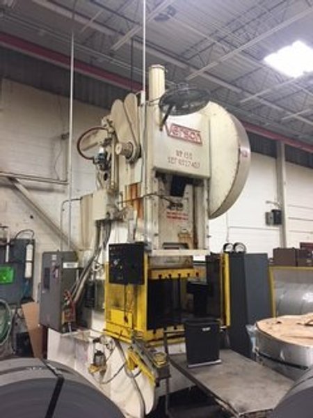 150 TON VERSON OBI PRESS, MODEL 150, 8" STR, 22" SH, 50" LR X 30" FB BA, 46 SPM