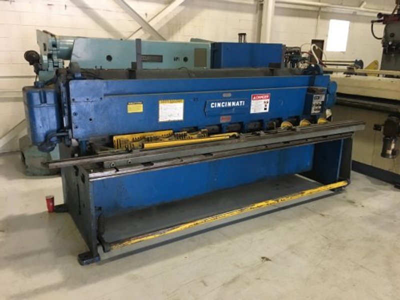 10 ga x 10' Cinciannati Shear, Model# 1010,