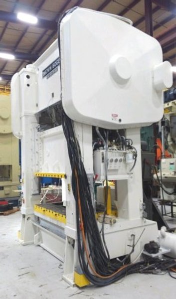 200 Ton Brown &amp; Boggs SS2-200-72-48 Straight Side Press, New 1996