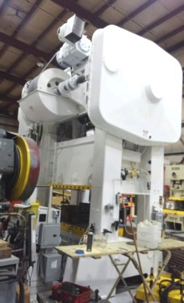 200 Ton Brown &amp; Boggs SS2-200-72-48 Straight Side Press, New 1996