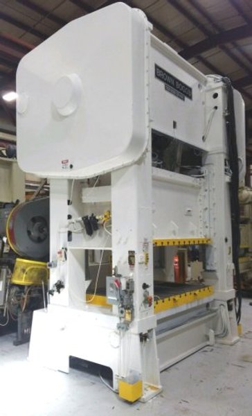 200 Ton Brown &amp; Boggs SS2-200-72-48 Straight Side Press, New 1996