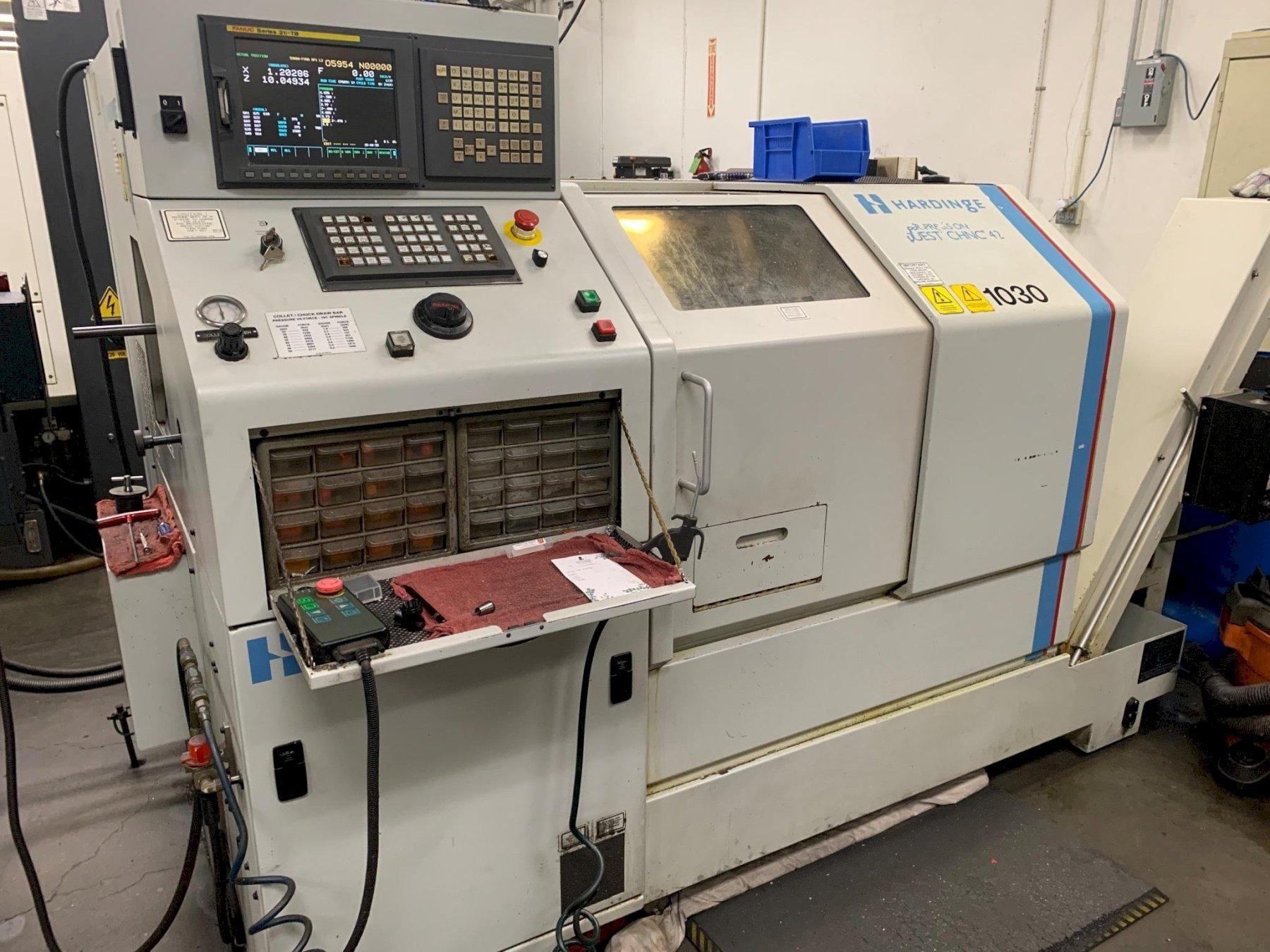 2011 HARDINGE QUEST CHNC-42 SP with CNC Lathe Stock #: 81089224