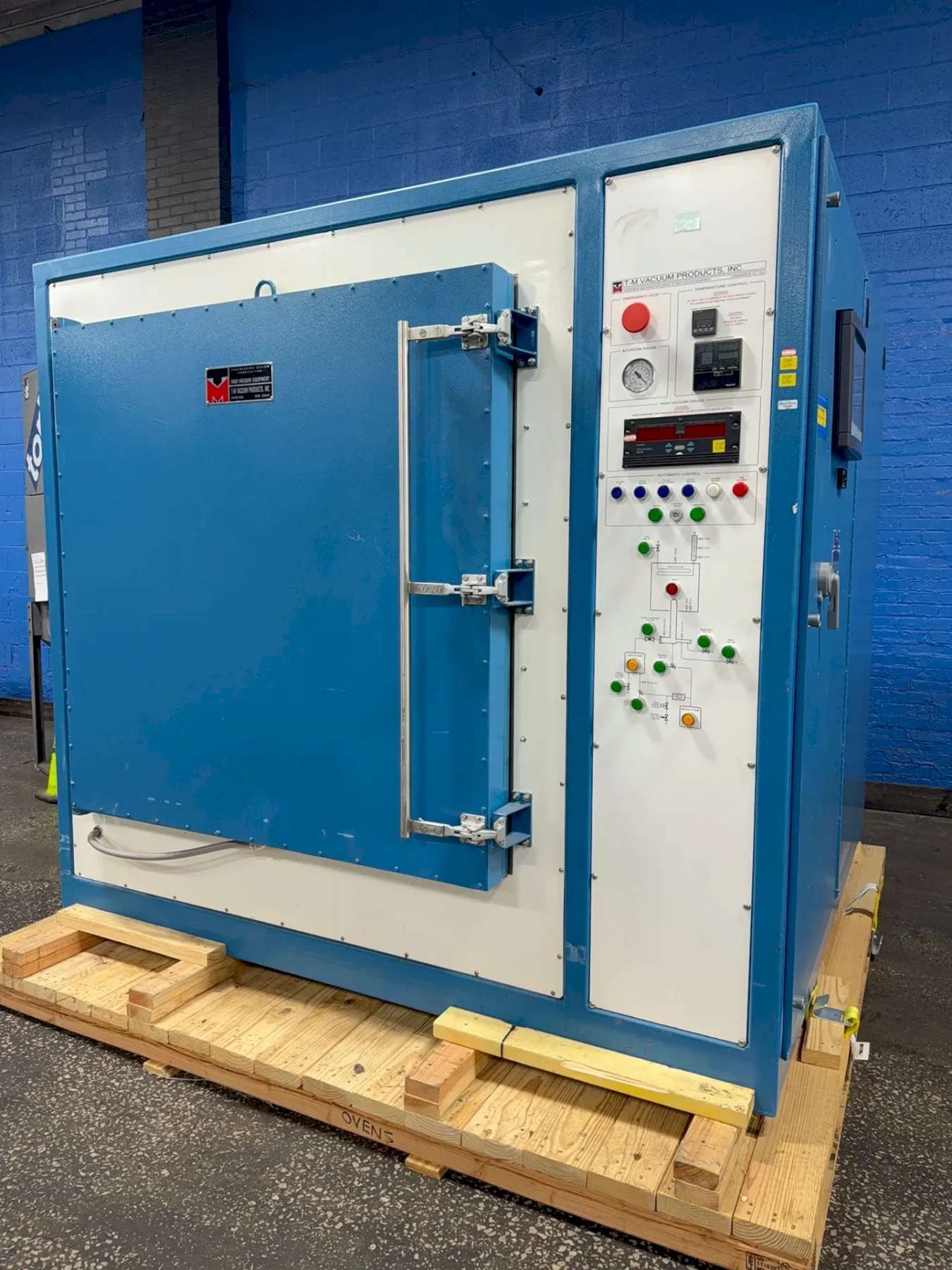 T-M VACUUM PRODUCTS 48” X 48” X 48” CHAMBER VACUUM OVEN   -  PC48-1C