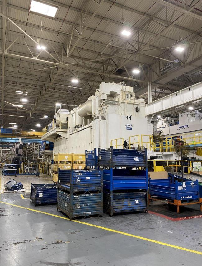1400 Ton Danly Straight Side 2 Slide Press