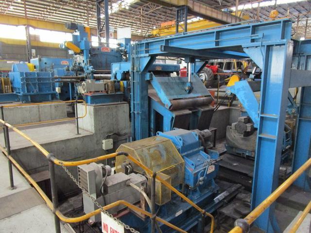 2000mm (78") x 8mm (.315") x 70,000# Bronx Cut-To-Length Line with Flying Shear