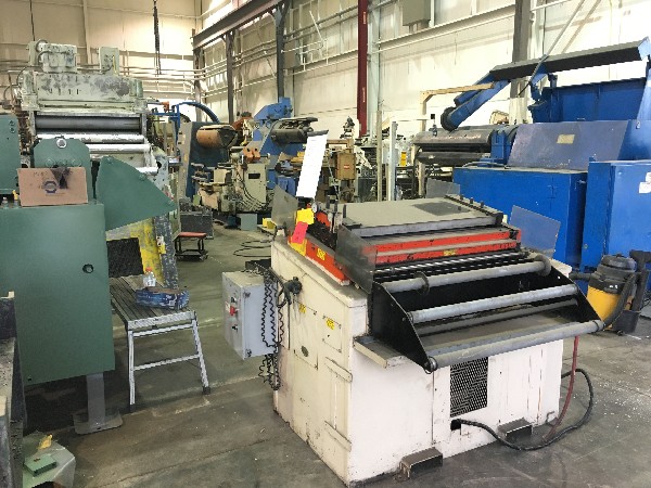 Press Room Equipment Powered Coil Straightener 36" Wide