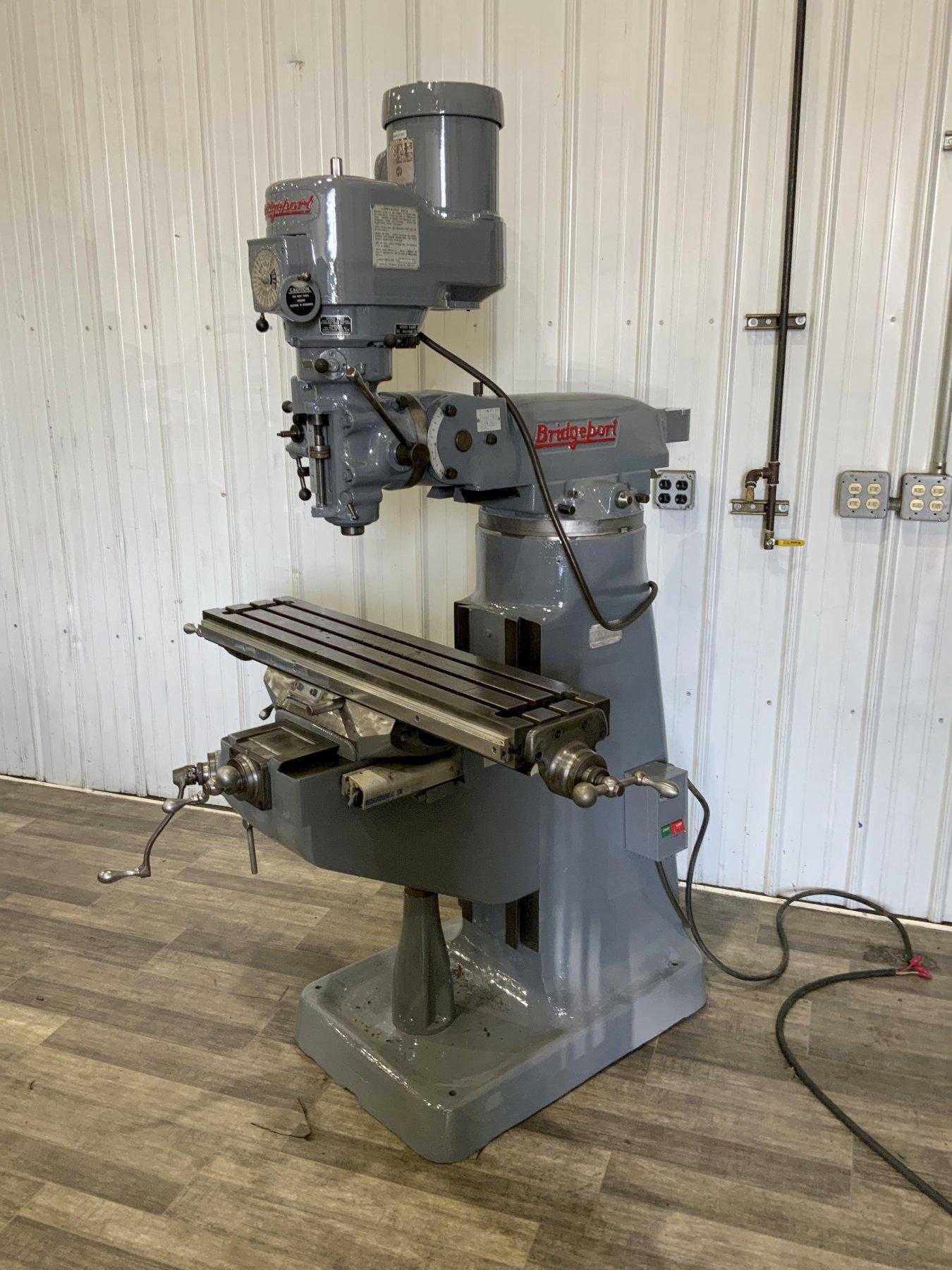 BRIDGEPORT VERTICAL MILL: STOCK #80632