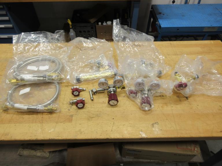 ProStar/ProSpec Platinum SST and Brass Gas Pressure Valves, Tubing, Assorting Fittings *** New Unused ***- Auction Item