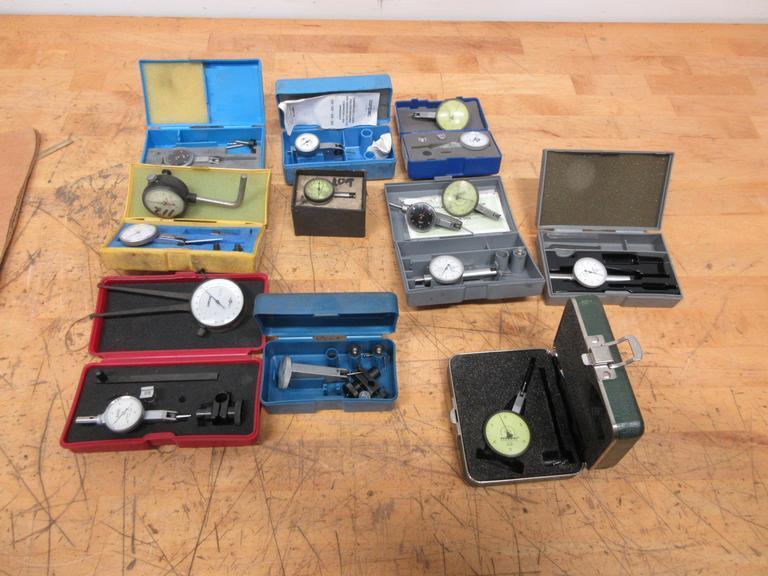 Dial and Test and Travel Indicators Assorted Brands and Styles- Auction Item