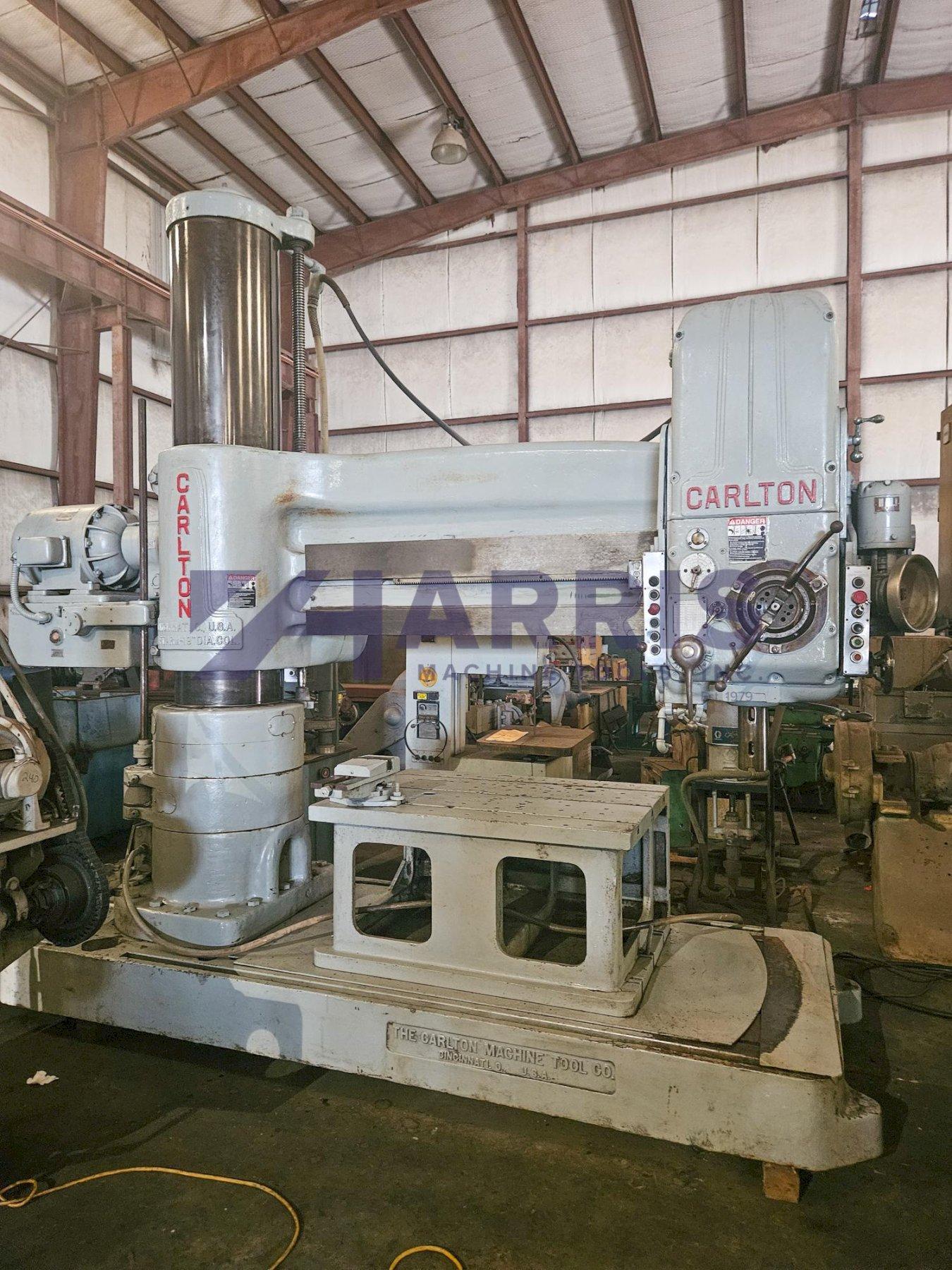 7' x 19" Carlton Radial Drill