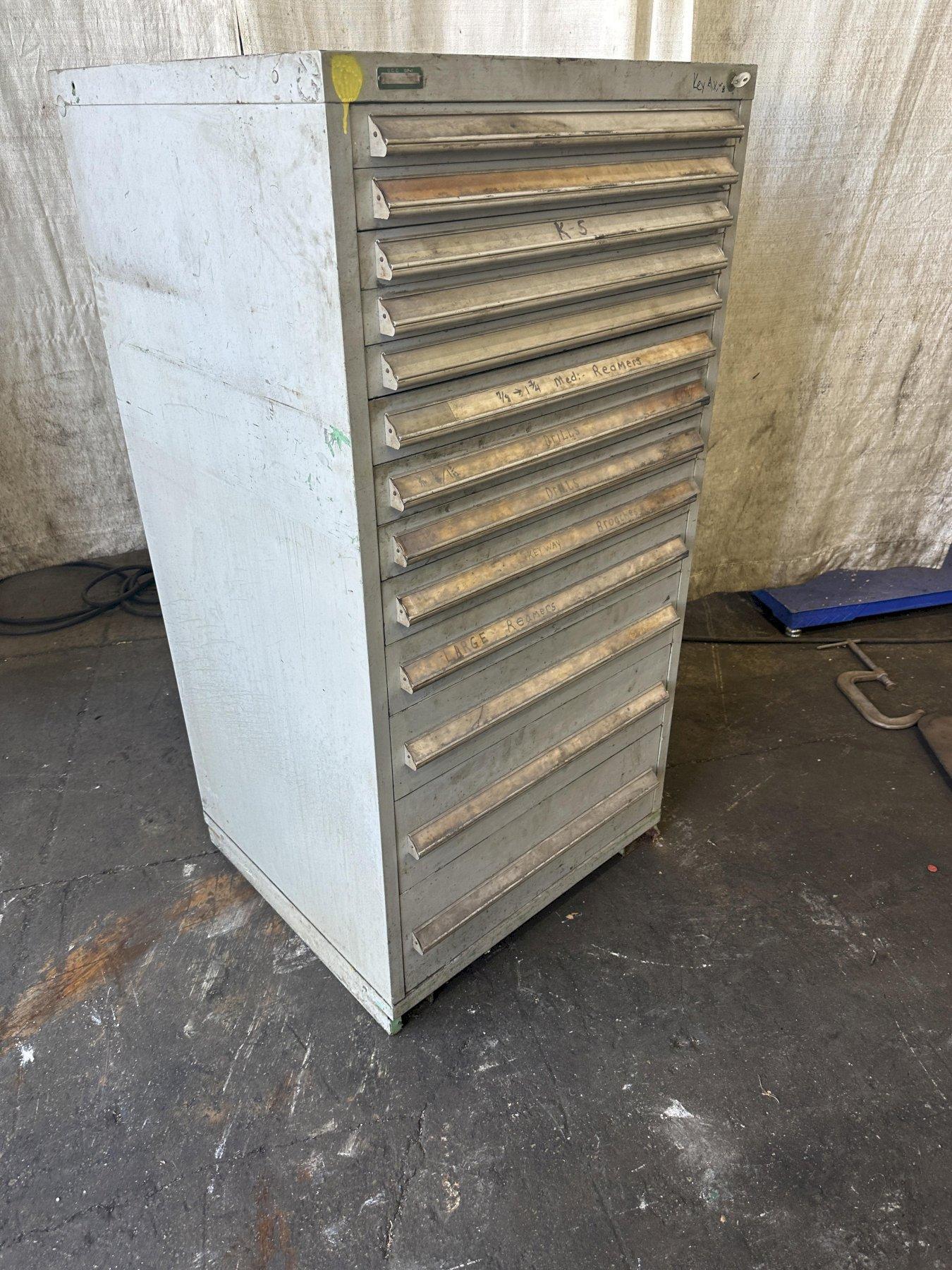 13 DRAWER VIDMAR CABINET WITH TOOLING! STOCK #77057
