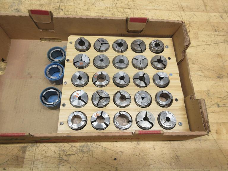 Hardinge S15 Collet Pads, (23 Sets)  Assorted Sizes and Shapes- Auction Item