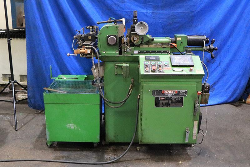 GLEBAR MODEL TF-9DHD  "MADE IN USA" CENTERLESS GRINDER
 PROGRAMMABLE BY TOUCHSCREEN CONTROL,
    AUTO INFEED & THRUFEED