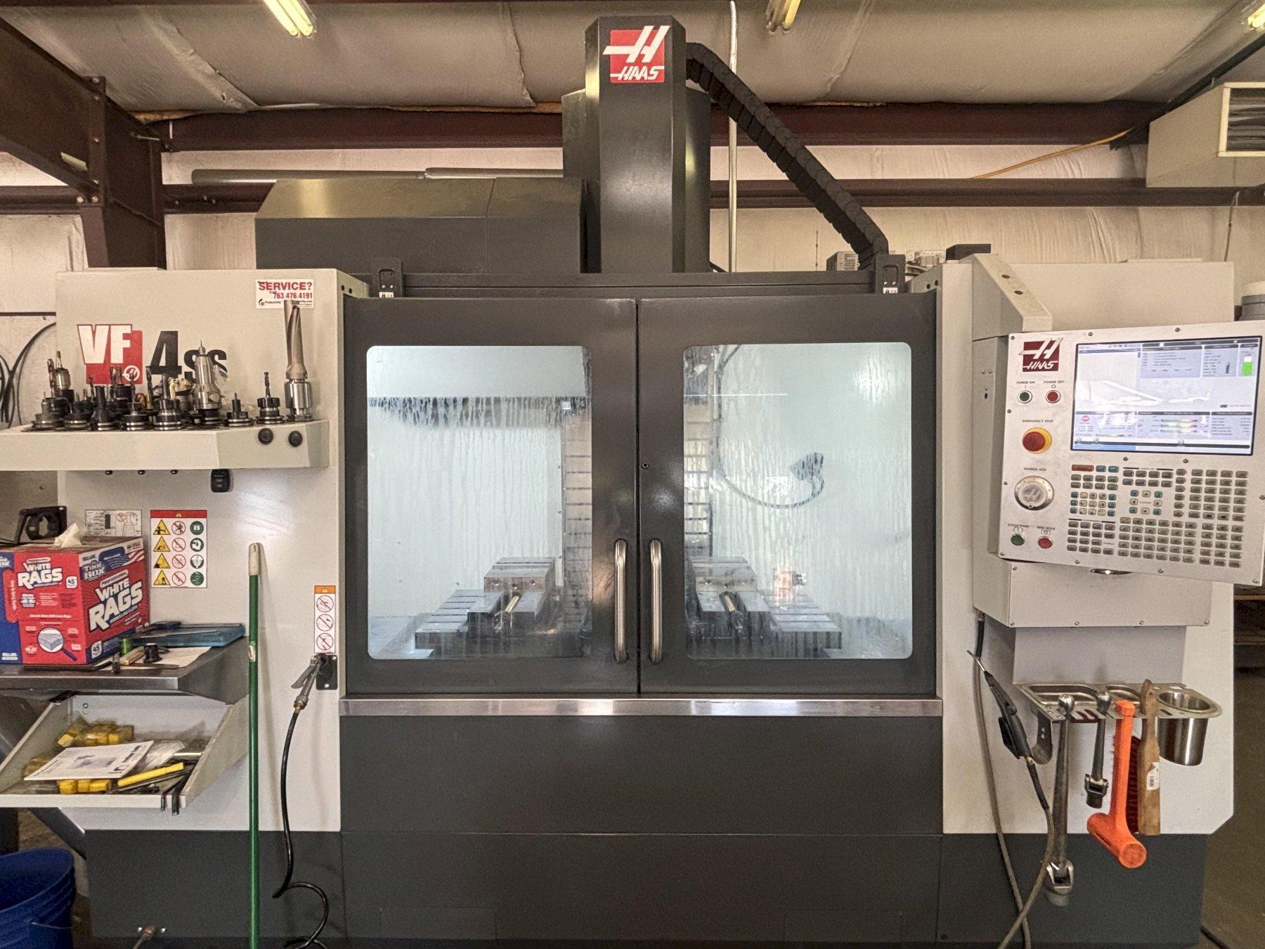 2023 HAAS VF4SS Vertical Machining Center - High-Speed 15000 RPM Spindle