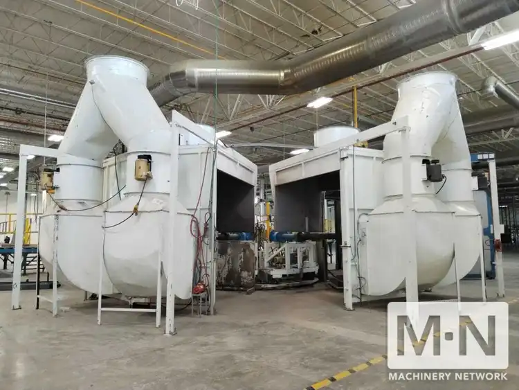 5 ARM FERRY MODEL RS5-250 ROTATIONAL MOLDING MACHINE REBUILT IN 2021