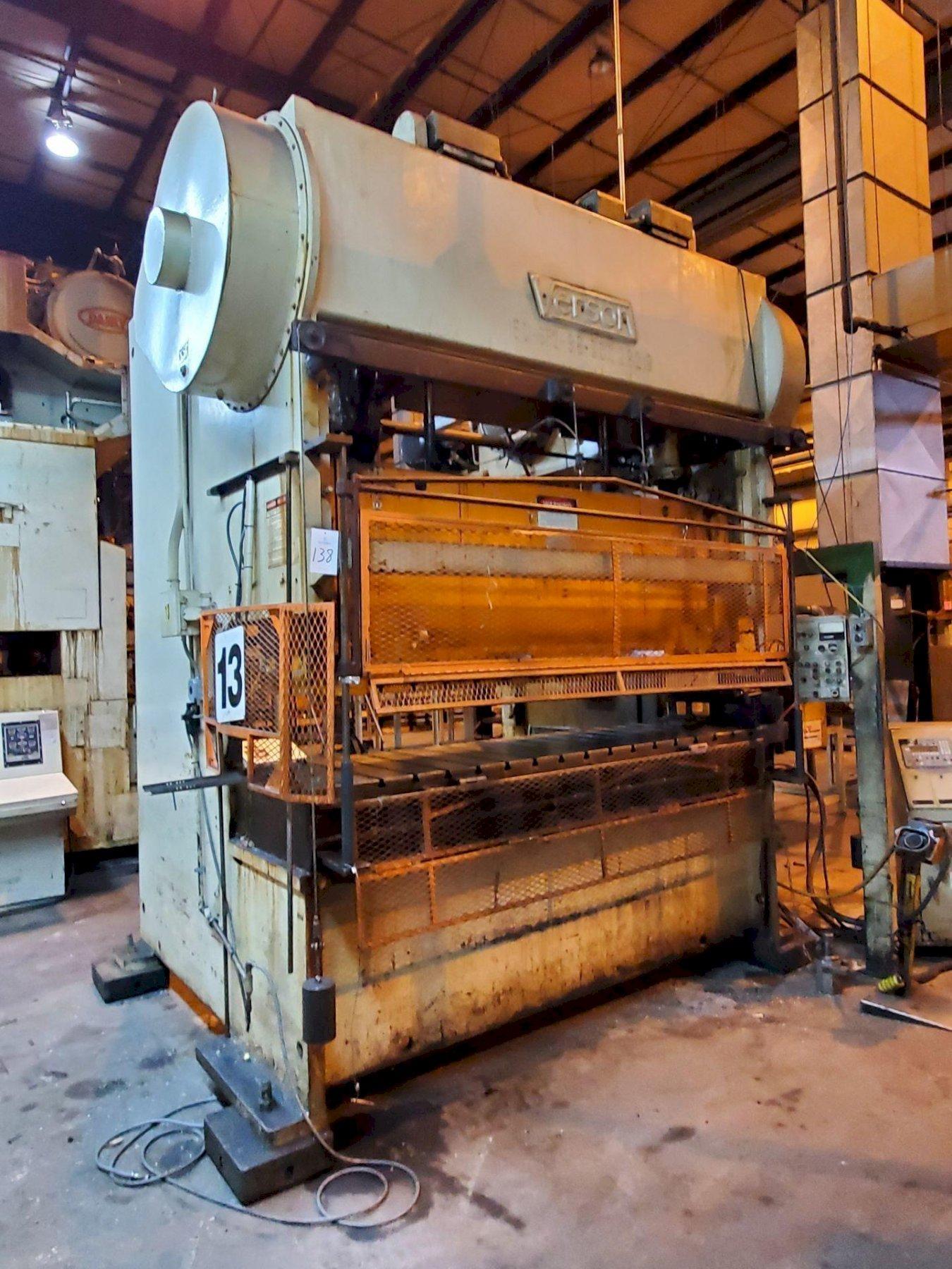 150 Ton Verson Double Crank Gap Frame Press