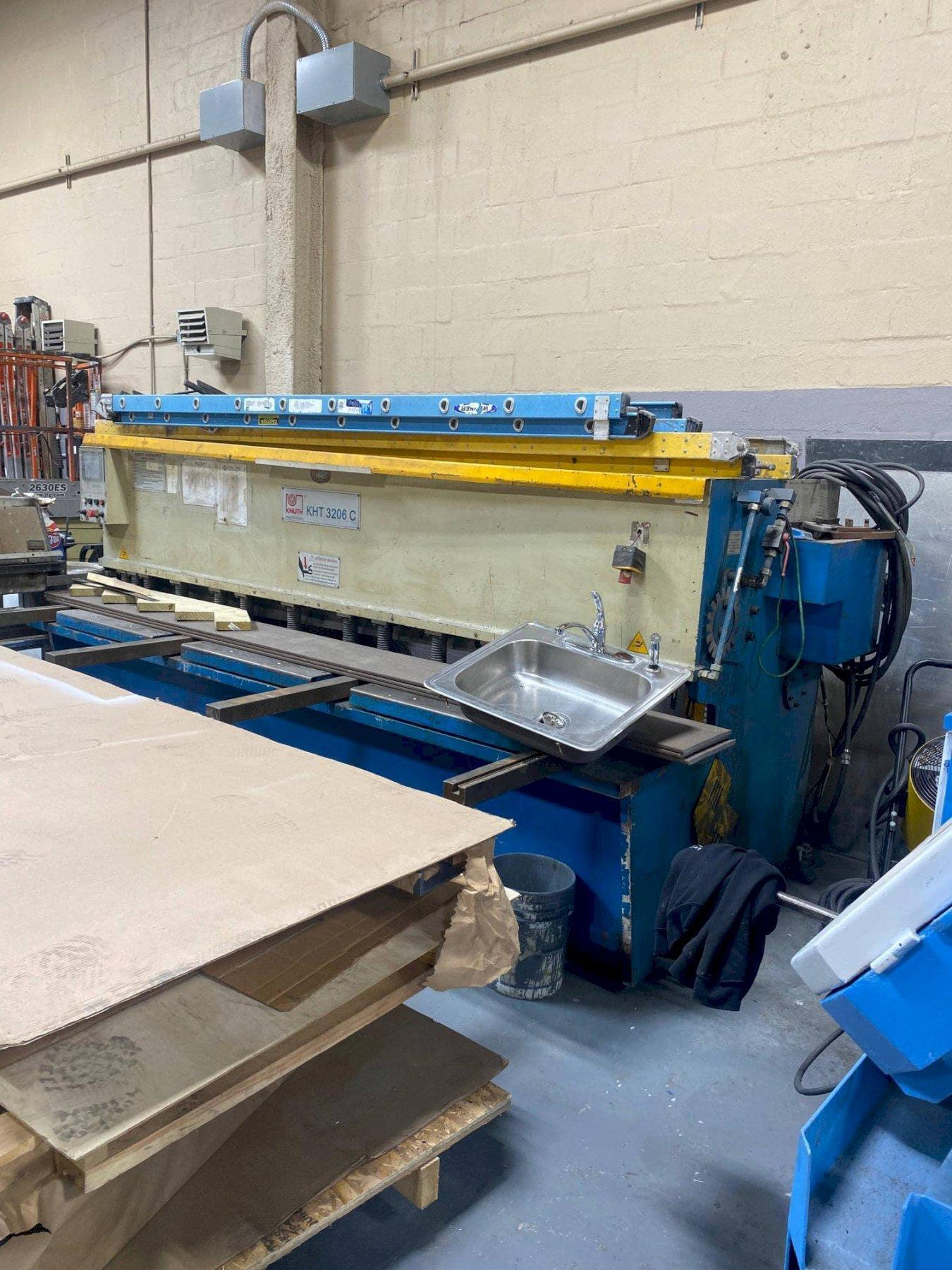 1/4″ x 10′ Knuth 3206C Shear, 2008