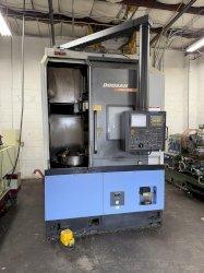 Used 2008 DOOSAN Puma V550 CNC Vertical Turret Lathe For Sale