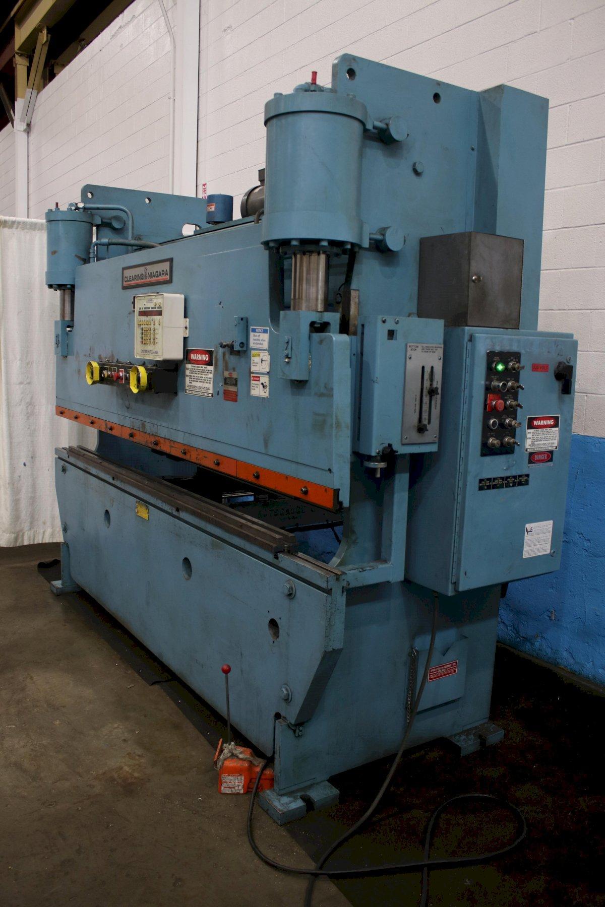 100 TON X 10' TON NIAGARA HYDRAULIC PRESS BRAKE: STOCK #76309