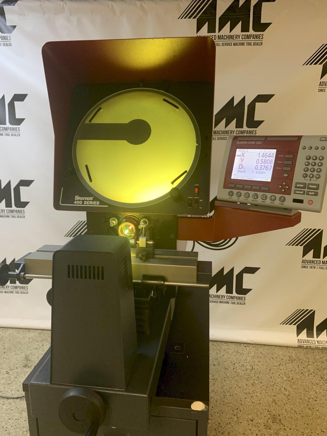 16" STARRETT Model HE400 Bench Top Optical Comparator, S/N 70065.