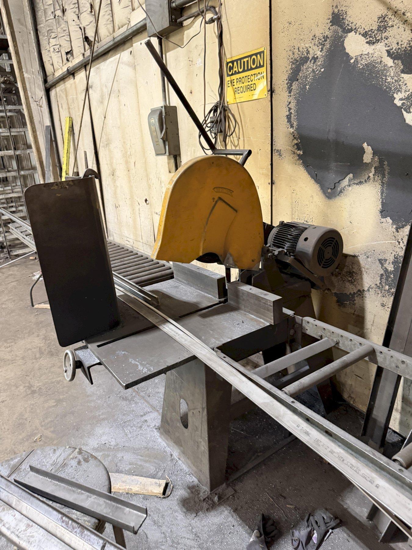 EVERETT MODEL #1416 ABRASIVE FRICTION CUT OFF SAW: YOBRO 26352