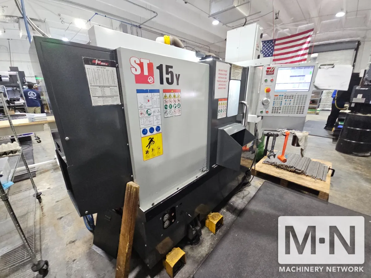 HAAS ST-15Y CNC Lathe, 2023 - Low Hours!