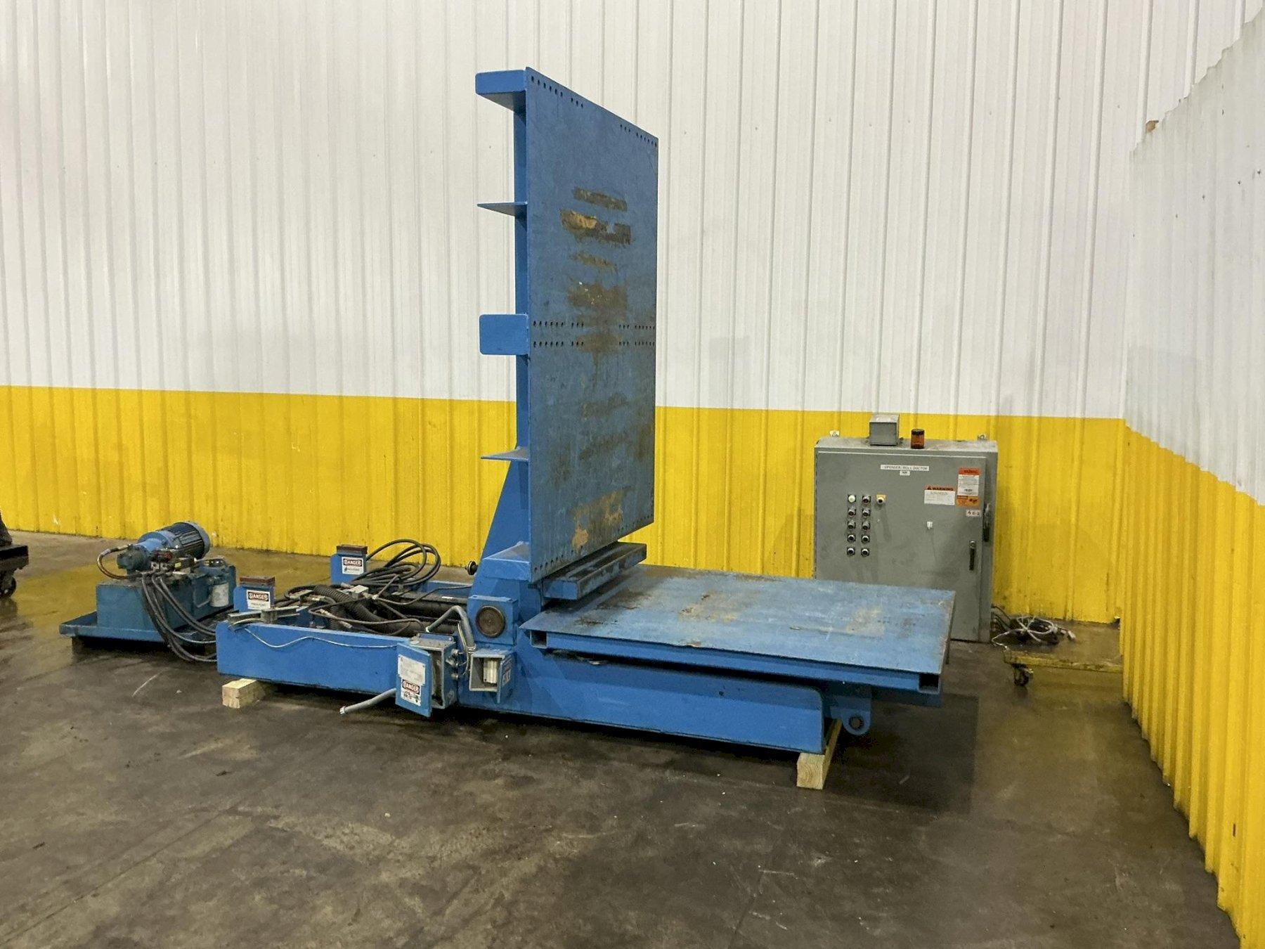 5000 LBS x 60" x 48" AUTOMATIC HANDLING HYDRAULIC UPENDER / FLIPPER: YOBRO #25093