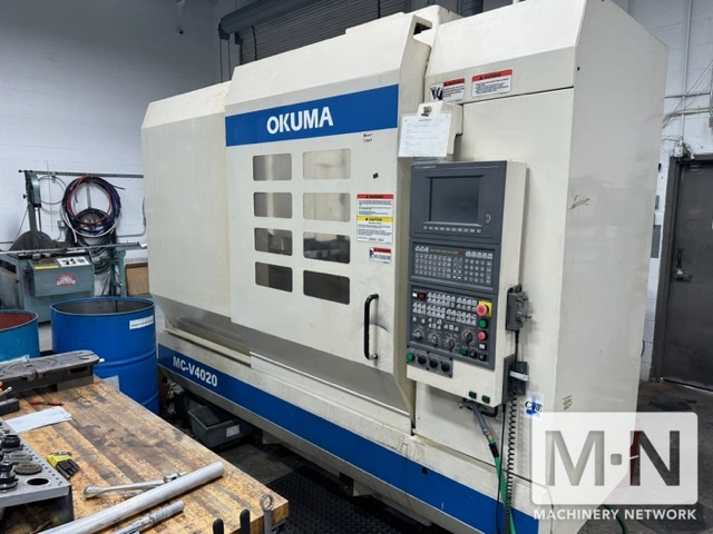 Okuma MC-V4020 CNC Vertical Machining Center, 2002