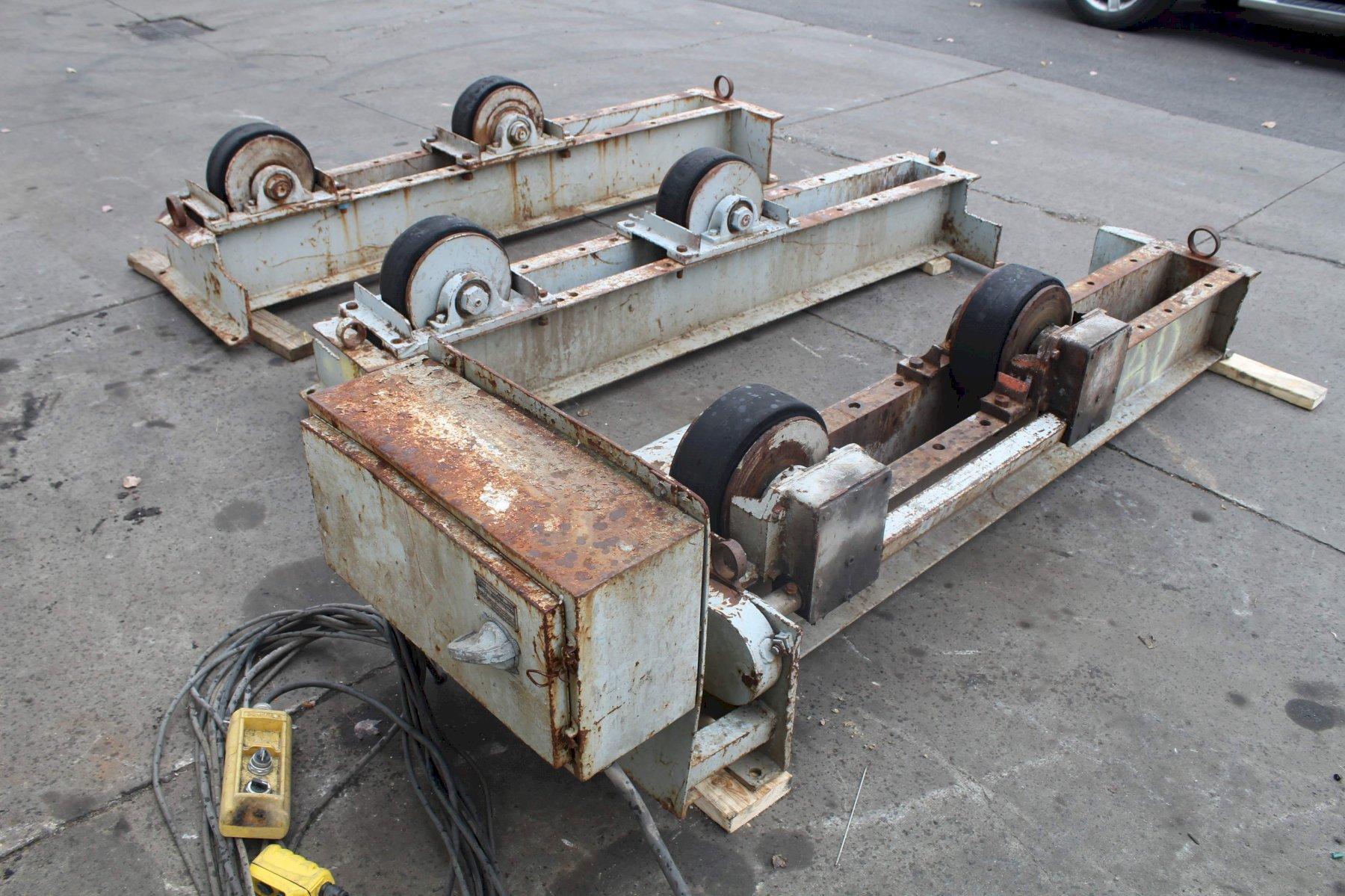 15 TON ARONSON 1 DRIVE 2 IDLERS TANK TURNING ROLLS: STOCK #72464