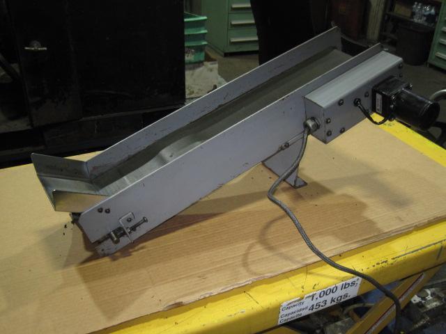 Conveyor 27" Long x 4-1/2" Wide x 10" Drop Height