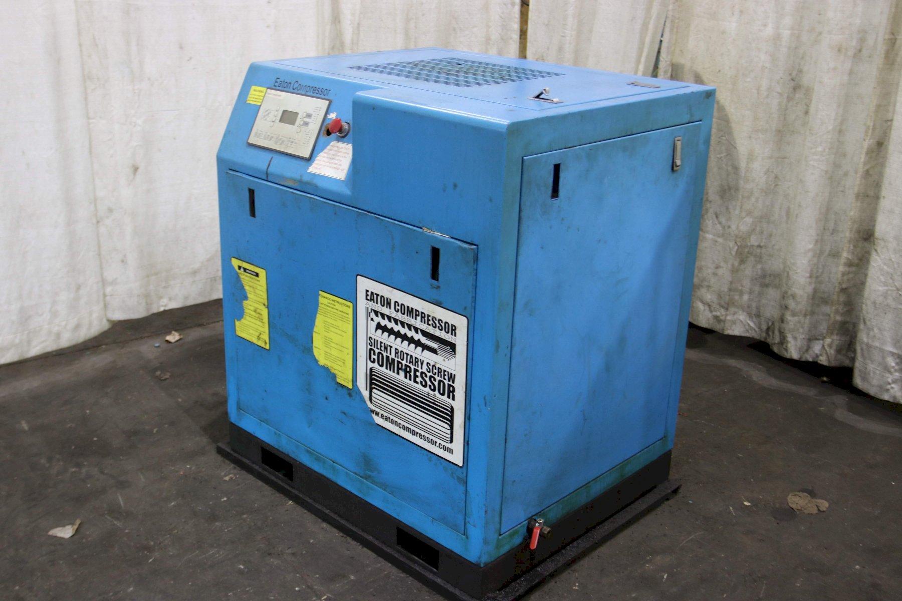 10 HP EATON ROTARY SCREW AIR COMPRESSOR: STOCK #69738