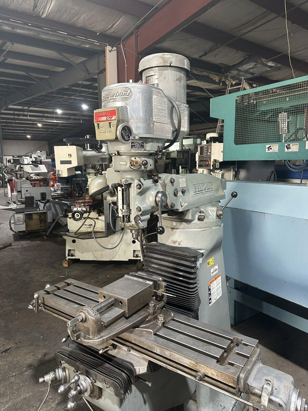 1 - PREOWNED BRIDGEPORT 2HP VERTICAL MILL, MODEL #: SERIES 1
